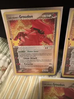 Lot of 5 Groudon 017/025 - Pokemon Celebrations Holo Rare - NM/Mint - Image 5