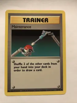 Pokemon TCG Maintenance Base Set 83/102 Regular Unlimited Uncommon Trainer Card - Image 1