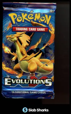 2016 POKEMON XY EVOLUTIONS FACTORY SEALED PACK CHARIZARD ART - Image 1