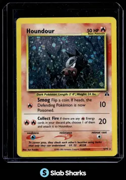 2001 POKEMON NEO DISCOVERY #5/75 HOUNDOUR HOLO - Image 1