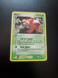 Paras 72/112 EX FireRed & LeafGreen - Common Pokemon Card - Image 1