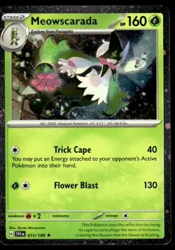 Pokemon TCG SV: Promo Cards #015/198 Meowscarada Holo NM - Image 1