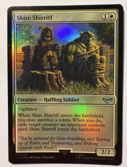 1x Shire Shirriff (0030) | FOIL | LTR: Tales of Middle-Earth | MTG Magic Cards - Image 1