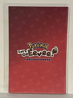 Eevee Umbreon Poncho Cracked Ice Pokemon Let's Go Eevee Card Database NM - Image 2