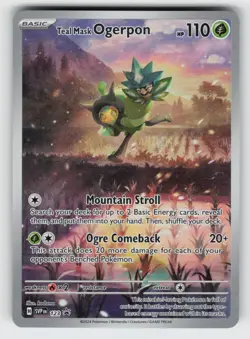 Teal Mask Ogerpon 123 NM Holo SVP SV: Scarlet & Violet Promo Cards 02 - Image 1
