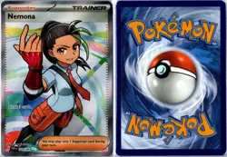 Pokemon Card - Nemona 229/091 Paldean Fates Ultra Rare Near Mint - Image 3