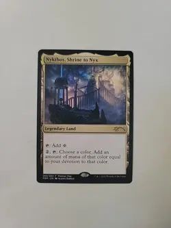 Magic The Gathering Nykthos, Shrine To Nyx Premier Play Promotional Card OC3406 - Image 1