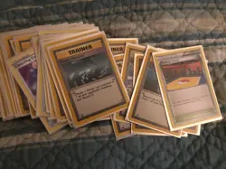 Pokemon Card Lot / bundle Of 100 pokemon Cards near mint NM TRAINER LOT - Image 1