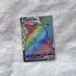 Pokemon TCG Vivid Voltage Pikachu Holo Card 188/185 Secret Rare Rainbow Rare - Image 3
