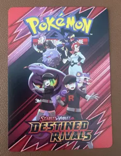 Destined Rivals Build And Battle Prerelease Trainer Tip Card - Image 1