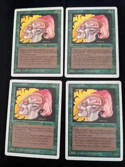 MTG 4x Llanowar Elves Playset - Unlimited - 2x NM/ 2x LP - Image 1