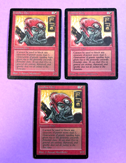 3x MTG- Ironclaw Orcs - BETA LP - Image 1
