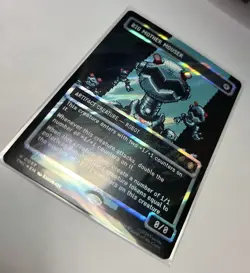 MTG TMC BIG MOTHER MOUSER 0097 SURGE FOIL BORDERLESS PIXEL ART TMNT ETERNAL RARE - Image 3