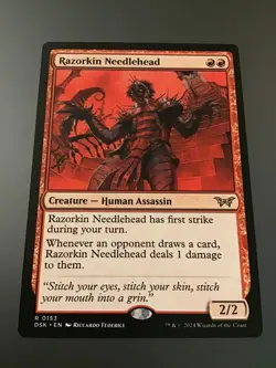 MTG Duskmourn 0153 Razorkin Needlehead NM - Image 1