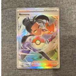 Pokemon TCG Nemona Trainer Full Art Special Illustration Rare Holo 238/091 - Image 1