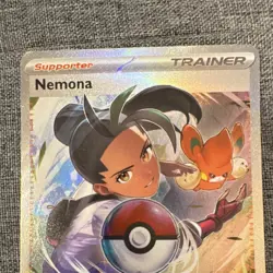Pokemon TCG Nemona Trainer Full Art Special Illustration Rare Holo 238/091 - Image 2