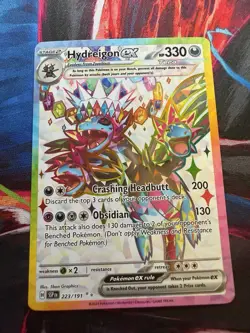 Pokemon TCG Hydreigon EX 223/191 Surging Sparks NM/Mint Condition - Image 1