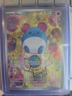 Pokemon Marill 70 HP Full Art Holo 232/217 Basic Aqua 2026 EN - Image 1