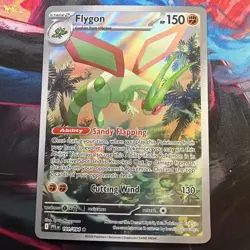 Pokemon TCG Flygon 101/094 Full Art Illustration Rare Holo Phantasmal Flames NM - Image 1