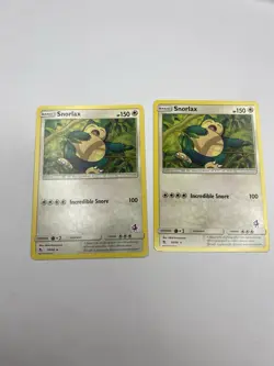 (2) Snorlax 50/68 - Pokemon TCG - Sun & Moon - Hidden Fates NM - Image 1