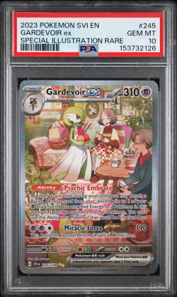2023 POKEMON SVI EN-SCARLET & VIOLET #245 GARDEVOIR EX PSA 10 - Image 1