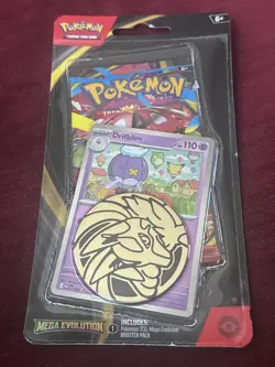 Sealed Pokemon Mega Evolution 1 Pack Blister [Driftblim promo] (CHECK PHOTOS) - Image 1