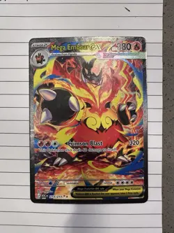 Mega Emboar ex Ascended Heroes 273/217 Special Illustration Rare Pokemon TCG NM - Image 1