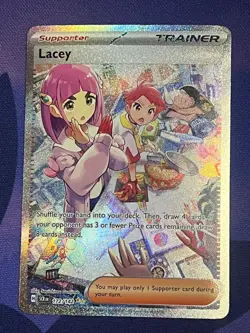 Pokemon TCG Lacey 172/142 Stellar Crown Special Illustration Rare NM - Image 1