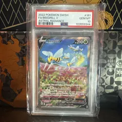 Pokemon TCG Beedrill v 161/189 Alternate Full Art Astral Radiance PSA 10 - Image 1