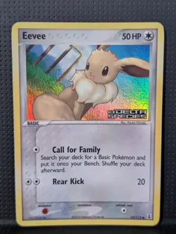 EEVEE REVERSE HOLO STAMP 69/113 EX DELTA SPECIES POKEMON ENGLISH NM - Image 1
