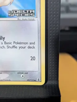 EEVEE REVERSE HOLO STAMP 69/113 EX DELTA SPECIES POKEMON ENGLISH NM - Image 4