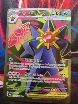 Mega Starmie ex 102/088 Ultra Rare Perfect Order Pokemon TCG NM - Image 1