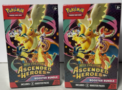 Pokemon Company, Mega Evolution Ascended Heroes Booster Bundle Lot Of (2) Sealed - Image 1