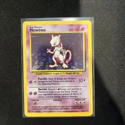 Mewtwo 10/102 Pokemon TCG 1999 Base Set Holo Unlimited Rare - Image 1