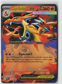 MEGA CHARIZARD Y EX - 030 030 HOLO PROMO ME: MEGA EVOLUTION PROMO POKEMON NM - Image 2