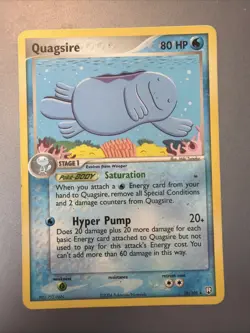 Pokemon - Quagsire - EX Team Rocket Returns - 26/109 - Rare - Non Holo - 2004 - Image 1
