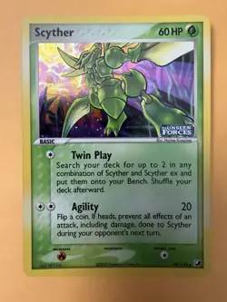 Pokemon TCG Scyther Unseen Forces Reverse Holo Stamped 46/115 - Image 1