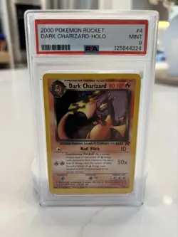 2000 Pokemon Rocket Dark Charizard Holo #4 PSA 9 MINT NEW CERT! - Image 4