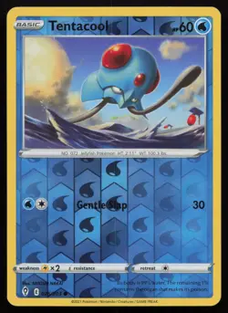 Tentacool 026/203 Common Evolving Skies Pokemon Reverse Holo Lightly Played - Image 1