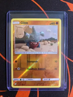 GIBLE 112/236 COMMON UNIFIED MINDS POKEMON REVERSE HOLO NEAR MINT - Image 4
