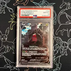 PSA 10 - Pokemon 2022 Regidrago V Silver Tempest 2022 - Image 1
