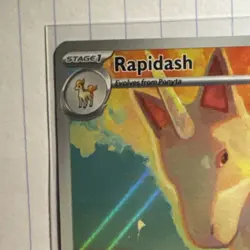 Pokemon Sv10: Destined Rivals RAPIDASH 189/182 IR HOLO 110 HP ENG - Image 2