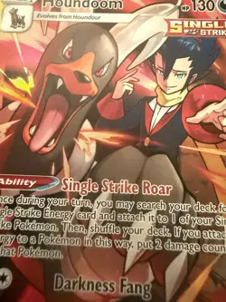2022 Pokemon SWSH Brilliant Stars Houndoom Trainer Gallery Holo #TG10/TG30 - Image 3