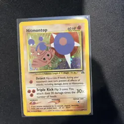 Hitmontop 3/75 Neo Discovery Holo Rare WOTC 2001 Pokemon TCG Card - Image 1