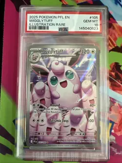 2025 Pokemon Wigglytuff Illustration Rare 105/094 PSA 10 - Image 1
