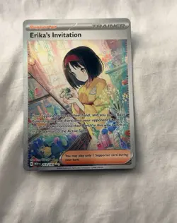 Erika’s Invitation 203/165 Special Illustration Rare — 151, Near Mint, Toploaded - Image 1
