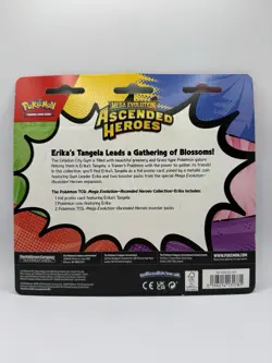 Pokemon TCG Mega Evolution Ascended Heroes 2-Pack w/ Erika/Tangela Promo & Coin - Image 2
