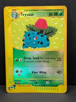 Ivysaur 082/165 Expedition Base Set Reverse Holo Rare Pokemon TCG Nintendo MP - Image 1