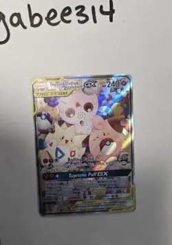 The Pokemon Company Togepi & Cleffa & Igglybuff GX 143a/236 Cosmic Eclipse Holo - Image 1