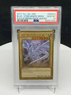 2017 Yu-Gi-Oh! Blue-Eyes White Dragon Secret Rare MVP1-ENGV4 [PSA 10] - Image 1